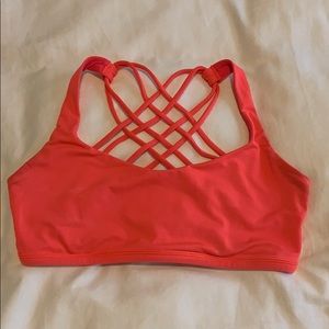 Electric Coral Free to be Wild Bra size 8